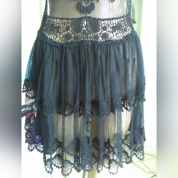 BNWOT ALL LACE / MESH SHEER TOP BY TOBI SZ. SM TOO SEXY BEAUTIFUL!! - Picture 11 of 13